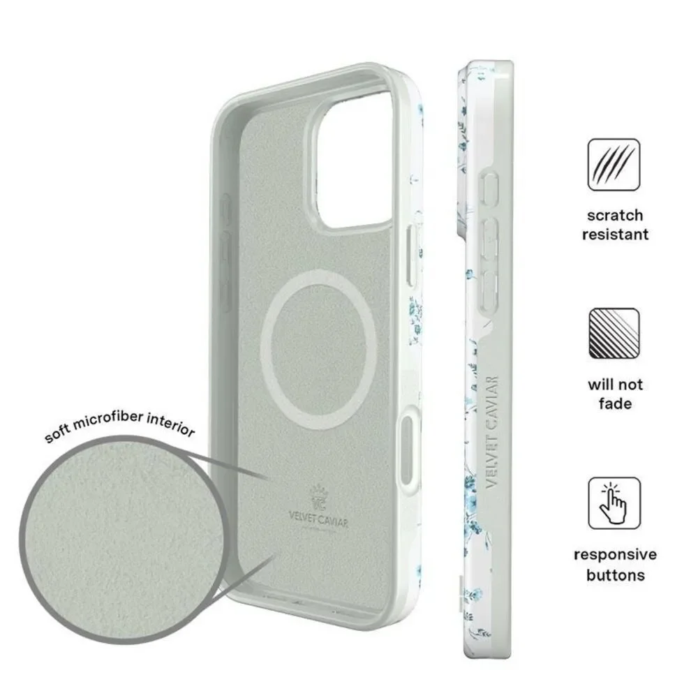 ✨Velvet Caviar French Blue Floral iPhone Case✨
